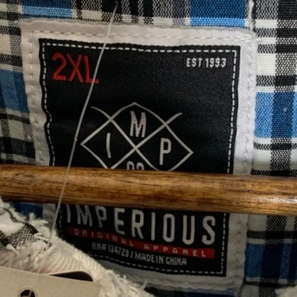 Imperious Men’s Distressed Patchwork Vest - Picture 4 of 6